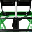 Tatayosi 350 lbs Hydraulic Motorcycle Scissor Jack Lift Foot Step Wheels for Small Dirt Bikes ATV Dirt Bike Scissor Stand With 4 Wheels Green