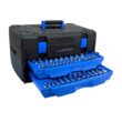 Tatayosi Black Hand Tool Box with Toolset 266Pcs Tools Tool OrganizersTool Boxes Black+Blue Carbon steel