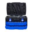 Tatayosi Black Hand Tool Box with Toolset 266Pcs Tools Tool OrganizersTool Boxes Black+Blue Carbon steel
