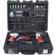 Miki Shinly 44 -Piece Standard (SAE) and Metric Mechanics Tool Set with Hard Case
