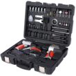 Miki Shinly 44 -Piece Standard (SAE) and Metric Mechanics Tool Set with Hard Case