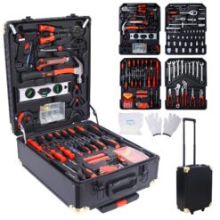 LETILY 969 -Piece Standard (SAE) and Metric Mechanics Tool Set with Hard Case