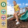 GroundSmart 37.5-cu ft Brown Rubber Nuggets Bulk Rubber Mulch Certified for Playgrounds IPEMA Recycled Bulk Mulch