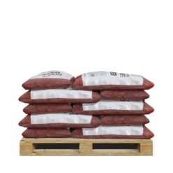GroundSmart 37.5-cu ft Red Rubber Nuggets Bulk Rubber Mulch Certified for Playgrounds IPEMA Recycled Bulk Mulch