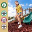 GroundSmart 37.5-cu ft Red Rubber Nuggets Bulk Rubber Mulch Certified for Playgrounds IPEMA Recycled Bulk Mulch