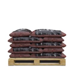 GroundSmart 37.5-cu ft Red Rubber Shredded Bulk Rubber Mulch Certified for Playgrounds IPEMA Recycled Bulk Mulch