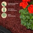 GroundSmart 37.5-cu ft Red Rubber Shredded Bulk Rubber Mulch Certified for Playgrounds IPEMA Recycled Bulk Mulch