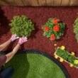 GroundSmart 37.5-cu ft Red Rubber Shredded Bulk Rubber Mulch Certified for Playgrounds IPEMA Recycled Bulk Mulch
