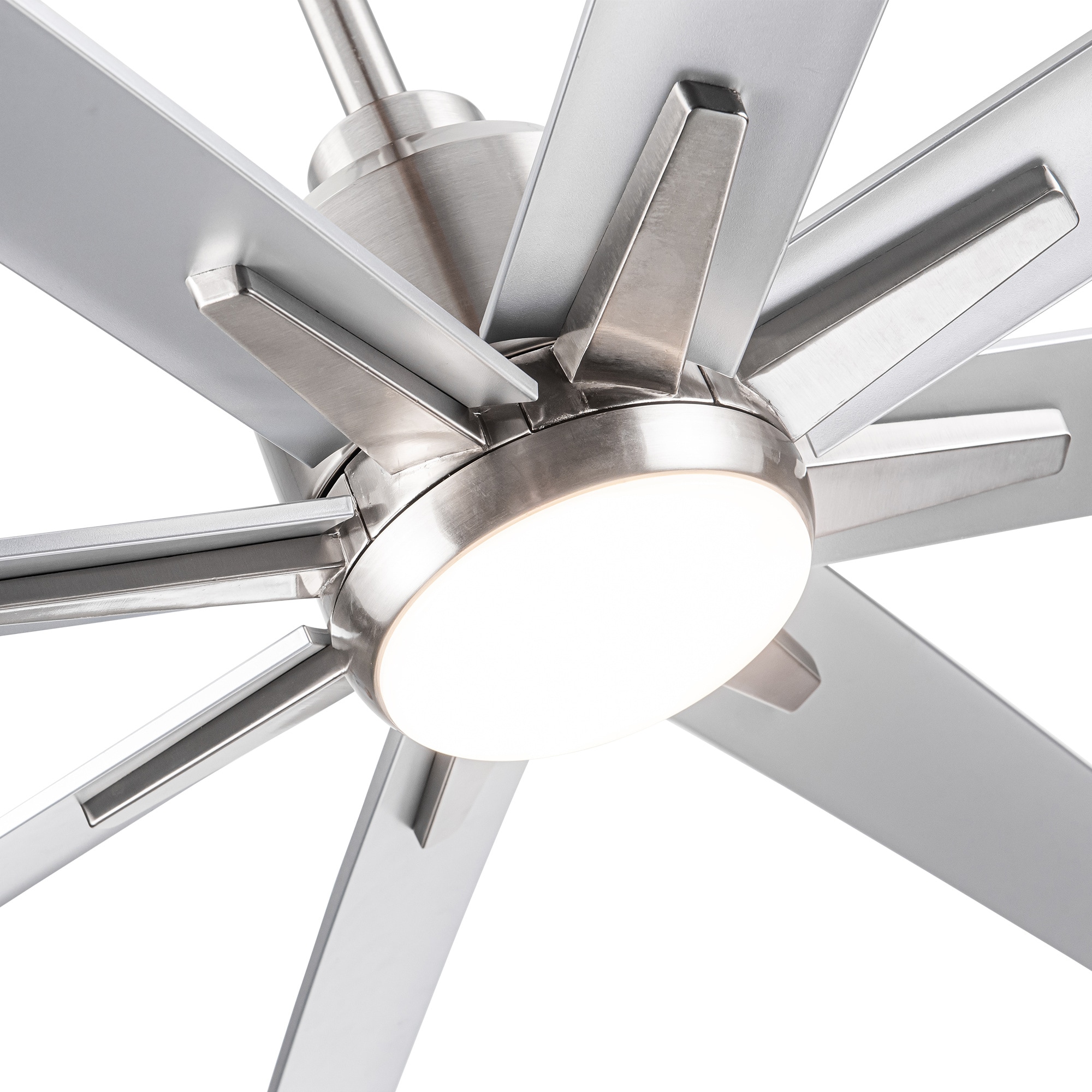 BABOOM Smart Integrated LED Ceiling Fan 72-in Integrated LED Smart Silver with ABS Blades Ceiling Fan With Light - Remote Included ( 8 -Blade ) BABOOM Smart Integrated LED Ceiling Fan 72-in Integrated LED Smart Silver with ABS Blades Ceiling Fan With Light - Remote Included ( 8 -Blade )
