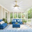 BABOOM Low Profile ABS Ceiling Fan 66-in Integrated LED Smart ABS white with ABS Blades Ceiling Fan With Light - Remote Included ( 8 -Blade ) BABOOM Low Profile ABS Ceiling Fan 66-in Integrated LED Smart ABS white with ABS Blades Ceiling Fan With Light - Remote Included ( 8 -Blade )