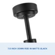BABOOM Indoor Smart Ceiling Fan 72-in Integrated LED Smart Black with ABS Blades Ceiling Fan With Light - Remote Included ( 8 -Blade )