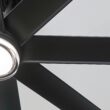 Parrot Uncle Smart Fan 72-in Color-Changing Integrated LED Smart Matte Black with Matte Blades Ceiling Fan With Light - Remote Included ( 8 -Blade )