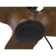 Progress Lighting Bastrop 26-in Outdoor Graphite with Aged Oak Blades Fandelier Ceiling Fan Without Light - Remote Included ( 3 -Blade )