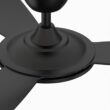 Fanimation GlideAire 52-in Outdoor Smart Black with Black Blades Propeller Ceiling Fan Without Light 3 -Blade )