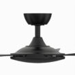 Fanimation GlideAire 52-in Outdoor Smart Black with Black Blades Propeller Ceiling Fan Without Light 3 -Blade )