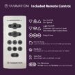 Fanimation GlideAire 52-in Outdoor Smart Black with Black Blades Propeller Ceiling Fan Without Light 3 -Blade )
