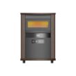 Utilitech 1500 -Watt Infrared quartz Cabinet Indoor Electric Space Heater with Thermostat with Remote