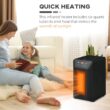 BABOOM 1500 -Watt Infrared quartz Tower Indoor Electric Space Heater with Thermostat with Remote