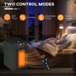BABOOM 1500 -Watt Infrared quartz Tower Indoor Electric Space Heater with Thermostat with Remote