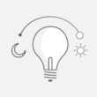 Generation Lighting Discus 52-in Integrated LED Smart Matte White with White Blades Ceiling Fan With Light - Remote Included ( 5 -Blade )