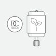 Generation Lighting Discus 52-in Integrated LED Smart Matte White with White Blades Ceiling Fan With Light - Remote Included ( 5 -Blade )