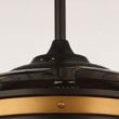Parrot Uncle 52-in Integrated LED Smart Black with Matte Blades Chandelier Ceiling Fan With Light - Remote Included ( 3 -Blade )