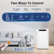 Fosawd 14000 BTU Portable Air Conditioner Cools up to 700 Sq. ft, 3-in-1 AC, Dehumidifier, Fan