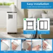 Fenbeli 8000 BTU ASHRAE Portable Air Conditioner with Remote Control, White Fenbeli 8000 BTU ASHRAE Portable Air Conditioner with Remote Control, White