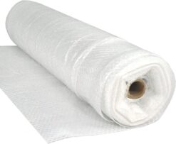Farm Plastic Supply - Dura Skrim String Reinforced Clear Plastic Sheeting - 6 Mil - (40' x 100')