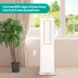 Hisense 8,000 BTU 11,000 BTU ASHRAE Inverter Air Conditioner with heat in White, 350 sq. ft., AHTP0825UW1W