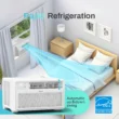 PhiloDeco Energy Star Window Air Conditioner,12000 BTU 520 sq ft. Air Conditioner Window unit with Wifi Inverter Ac, Remote Control