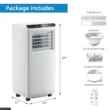 Fenbeli 8000 BTU ASHRAE Portable Air Conditioner with Remote Control, White Fenbeli 8000 BTU ASHRAE Portable Air Conditioner with Remote Control, White