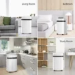 KISSAIR 12,000 BTU Portable Air Conditioner – Quiet 3-in-1 AC, Fan & Dehumidifier with Sleep Mode, 24H Timer & Remote Control for Home