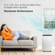 TCL 7,000 BTU SACC (11,000 BTU ASHRAE) Smart Portable Air Conditioner, White
