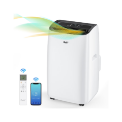 DuraComfort Portable Air Conditioners with Heater, 12000 BTU AC Unit with Heat, Cool, Dehumidifier, Fan for Room ups to 350 Sq.Ft