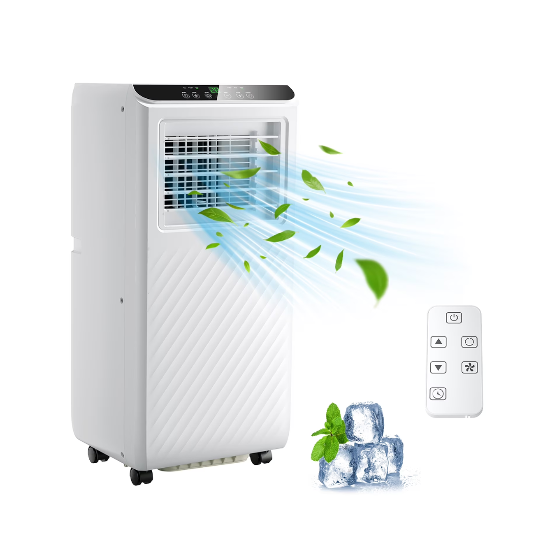 Fenbeli 8000 BTU ASHRAE Portable Air Conditioner with Remote Control, White Fenbeli 8000 BTU ASHRAE Portable Air Conditioner with Remote Control, White