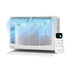 PhiloDeco 6000 BTU Window Air Conditioner Cool to 250 sq ft Intelligent, LED, Remote Control