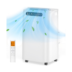 Fosawd 14000 BTU Portable Air Conditioner Cools up to 700 Sq. ft, 3-in-1 AC, Dehumidifier, Fan