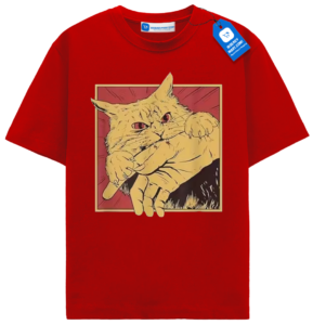 Angry Cat Meme Graphic Tee, Funny Cat Lover Shirt