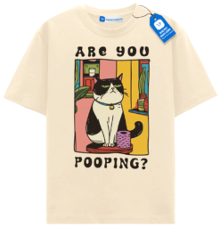 Are You Pooping, Funny Cat T Shirt