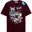 Bark Band French Bulldog Rock Duo T Shirt, Dog Lover Gift