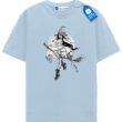 Beautiful Witch And Cat T Shirt, Gothic Halloween Moon Tee