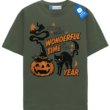Black Cat Pumpkin Witch T Shirt