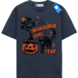 Black Cat Pumpkin Witch T Shirt