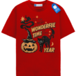 Black Cat Pumpkin Witch T Shirt