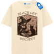 Black Cat Society T Shirt, Cat Lover Mom Gift