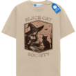 Black Cat Society T Shirt, Cat Lover Mom Gift