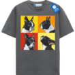 French Bulldog Quartet Artistic, Dog Graphic Tee