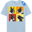 French Bulldog Quartet Artistic, Dog Graphic Tee