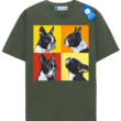 French Bulldog Quartet Artistic, Dog Graphic Tee